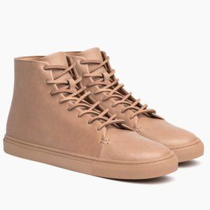 Thursday Boot Company Premier High Top - Natural Leather Sneakers (Men Size: 9)